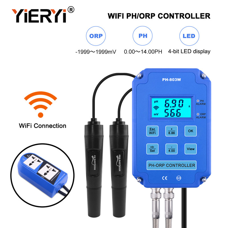 Planted Aquarium Test Kit - Yieryi Dijital PH WiFi ORP Redox