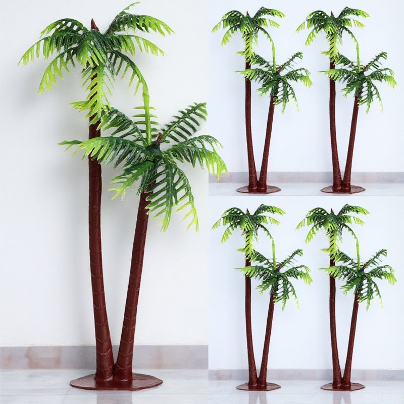 Planted Aquarium Accessories - 5 Adet Yapay Hindistan Cevizi Ağacı