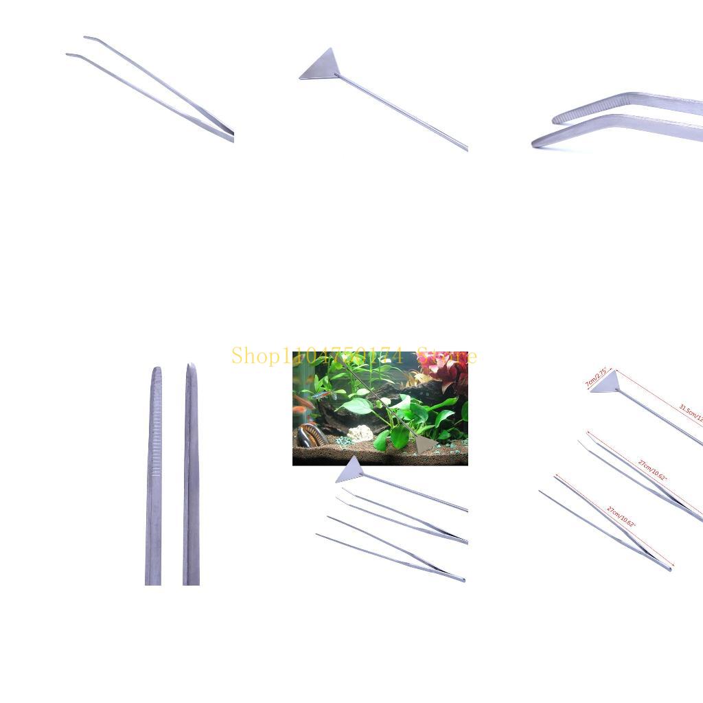 Aquarium Plants For Sale - 3 Parça Akvaryum Cımbız Spatula Paslanmaz