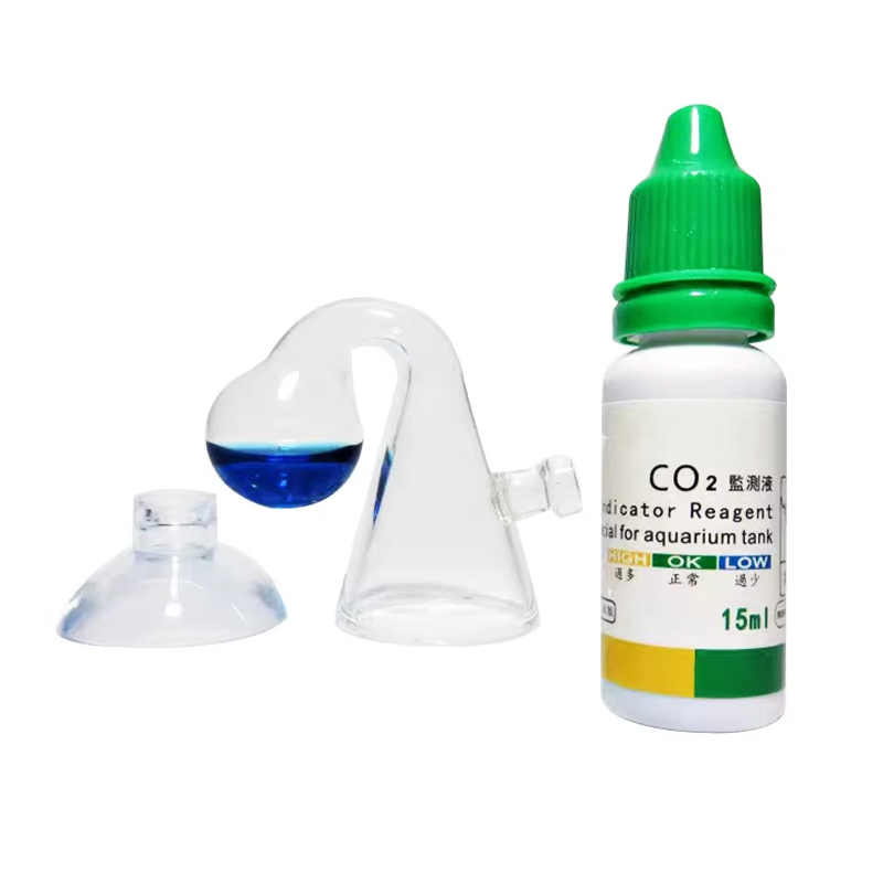 Glass Co2 Drop Checker - Akvaryum CO2 Göstergesi Çözümü Monitör Bitkiler