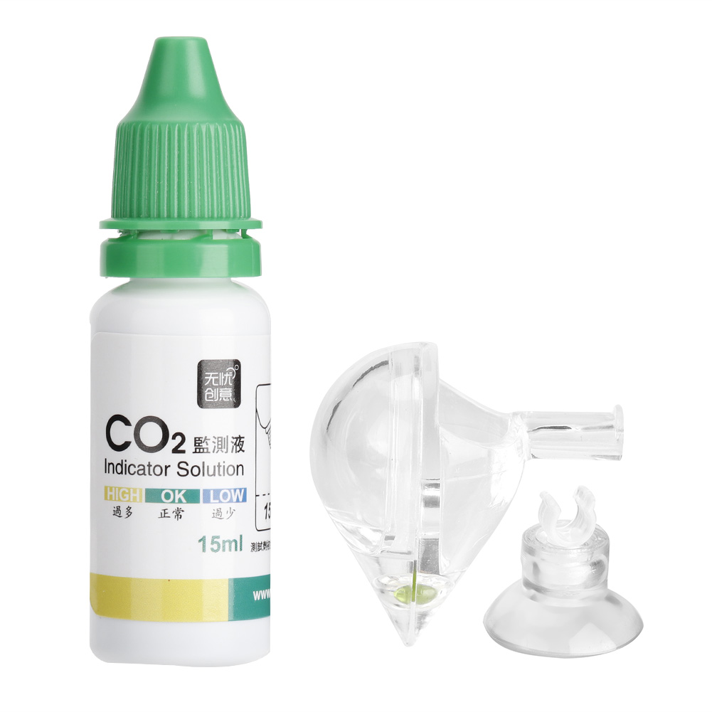 Glass Co2 Drop Checker - Balık CO2 monitör akvaryum CO2 monitör