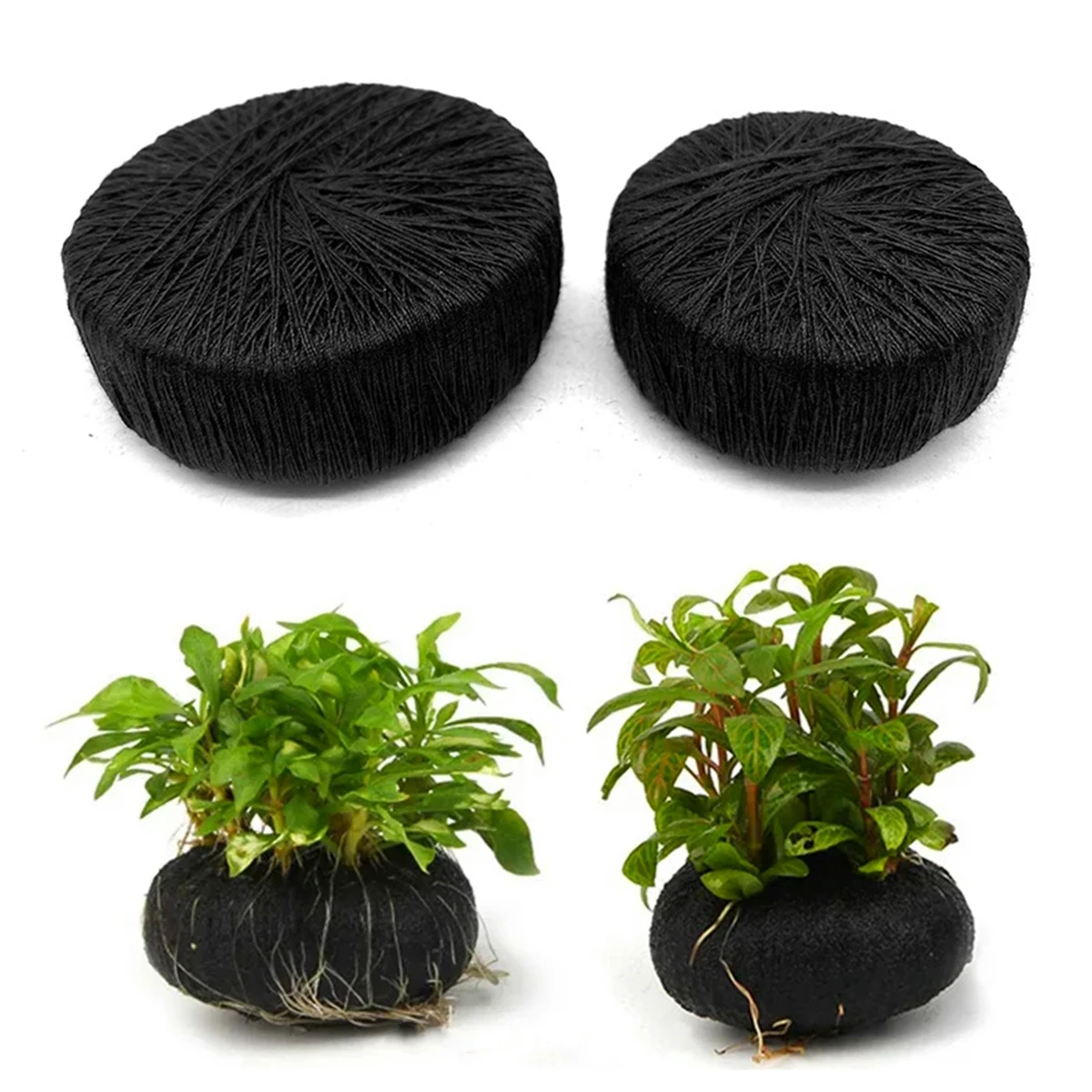 Aquarium Planted Tank Substrate - 5 adet siyah balık tankı su