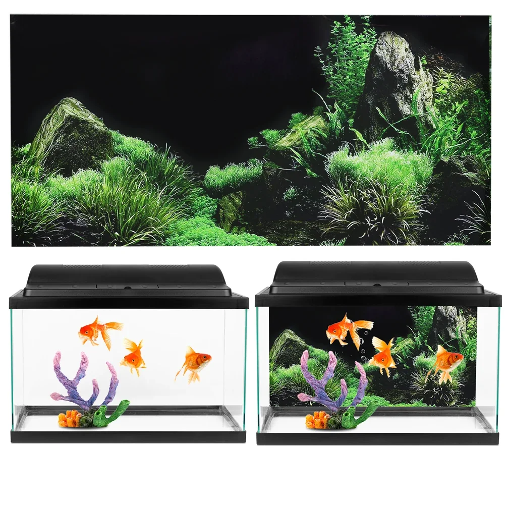 Akvaryum 3d Sticker Poster içi - Aquarium Planted Background incelemesi ve fiyatı