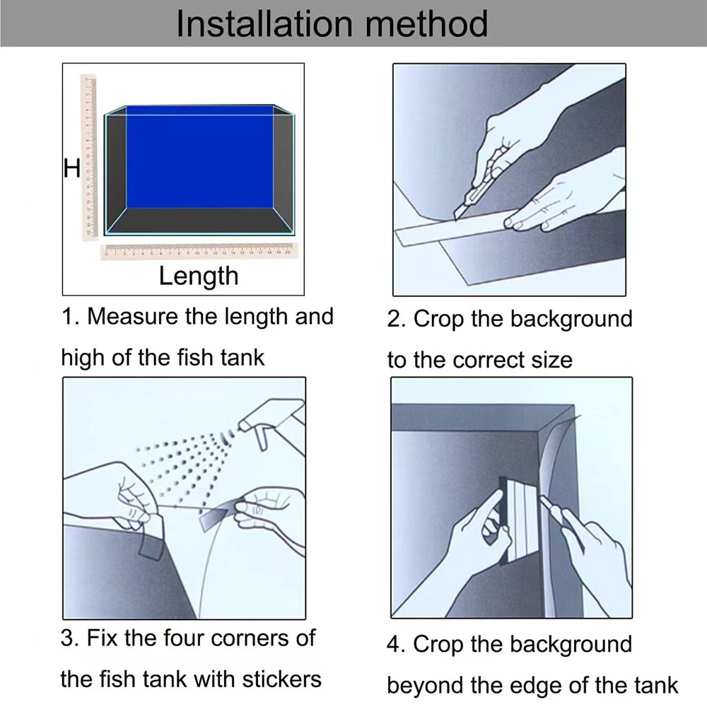 Akvaryum için arka plan 3d Eti - Aquarium Planted Background incelemesi ve fiyatı