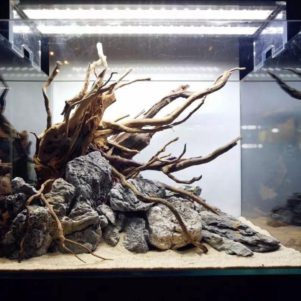 Ahşap N1N Sürüngen Tankı Arka  - Aquarium Planted Background incelemesi ve fiyatı