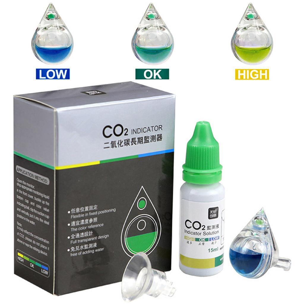 CO2 Düşme Ölçer Akvaryum Monit - Glass Co2 Drop Checker incelemesi ve fiyatı