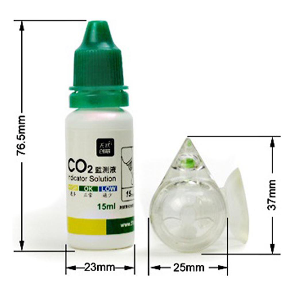 CO2 Düşme Ölçer Akvaryum Monit - Glass Co2 Drop Checker incelemesi ve fiyatı