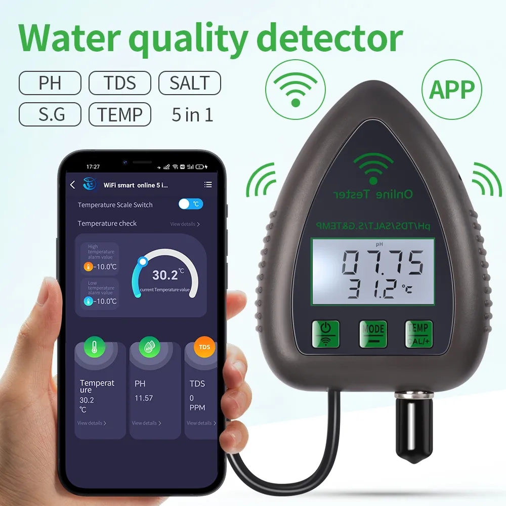 Tuya WiFi 5 in1 su kalitesi Te - Planted Aquarium Test Kit incelemesi ve fiyatı