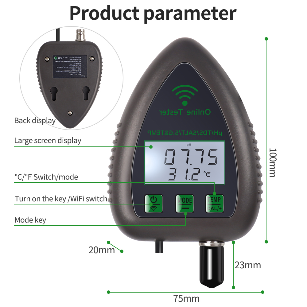 Tuya WiFi 5 in1 su kalitesi Te - Planted Aquarium Test Kit incelemesi ve fiyatı