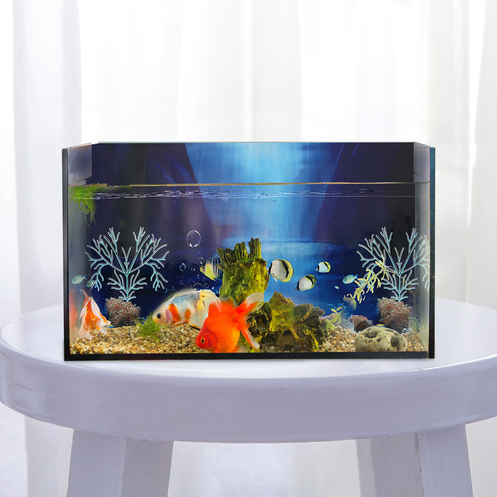 Balık Tankı Arka Plan Etiketi  - Aquarium Planted Background incelemesi ve fiyatı