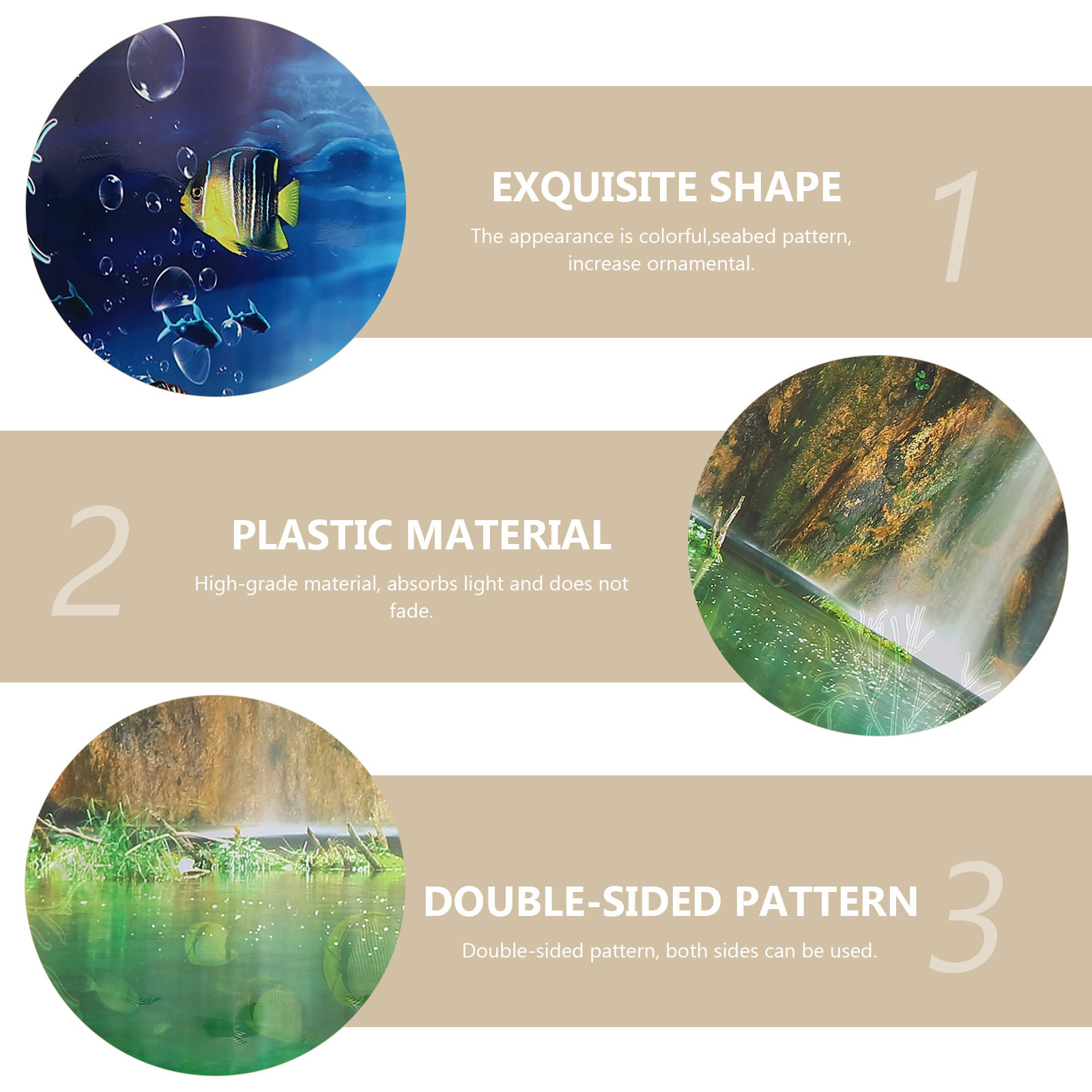 Balık Tankı Arka Plan Etiketi  - Aquarium Planted Background incelemesi ve fiyatı