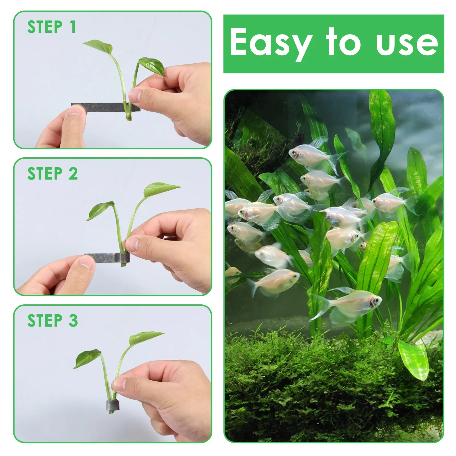 50 adet akvaryum bitki ağırlık - Aquarium Planted Tank Substrate incelemesi ve fiyatı