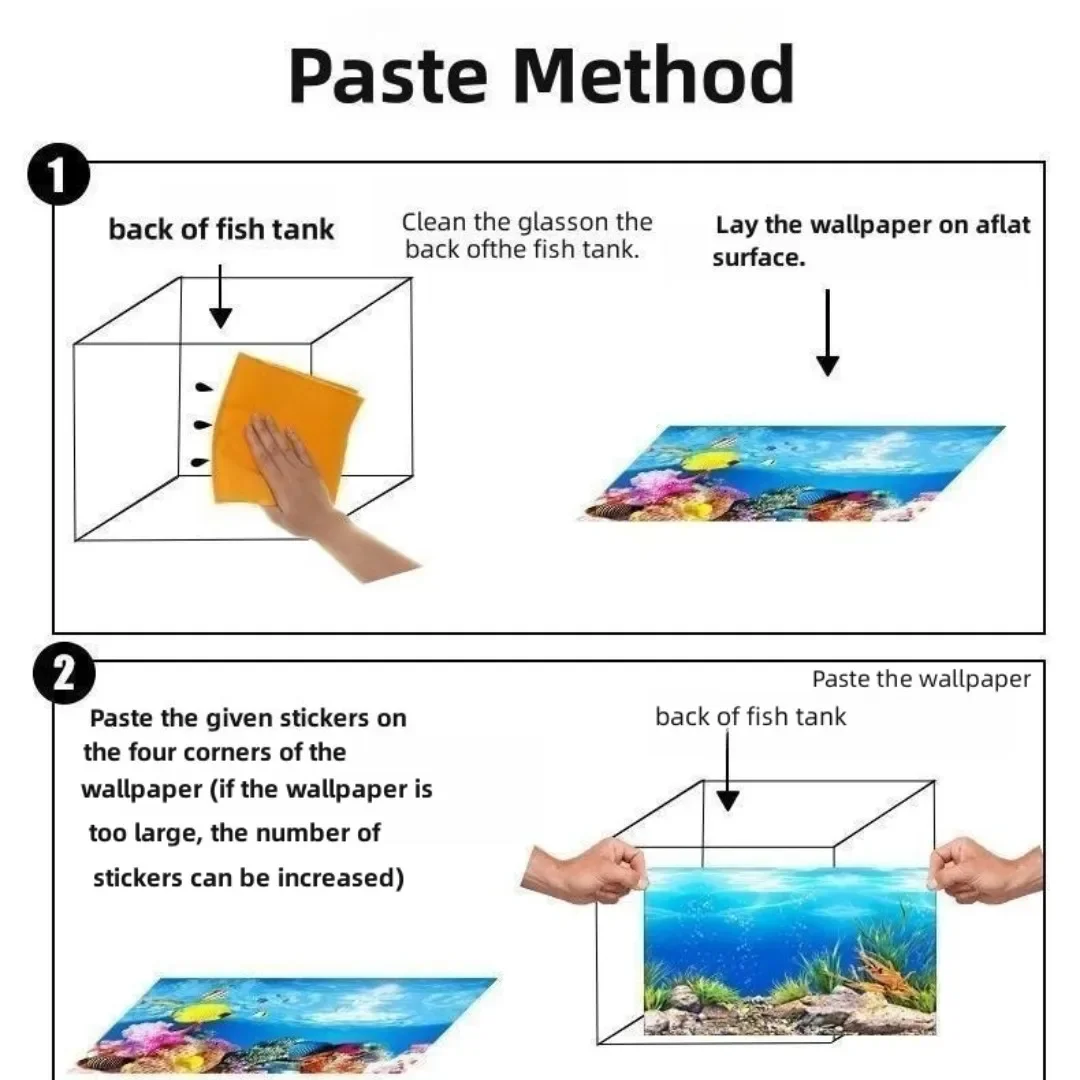 Arka plan Akvaryum 3D Etiket P - Aquarium Planted Background incelemesi ve fiyatı
