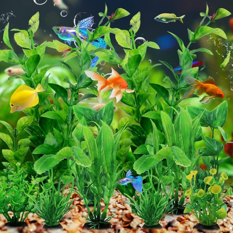 10/20 adet yapay akvaryum bitk - Planted Aquarium Accessories incelemesi ve fiyatı