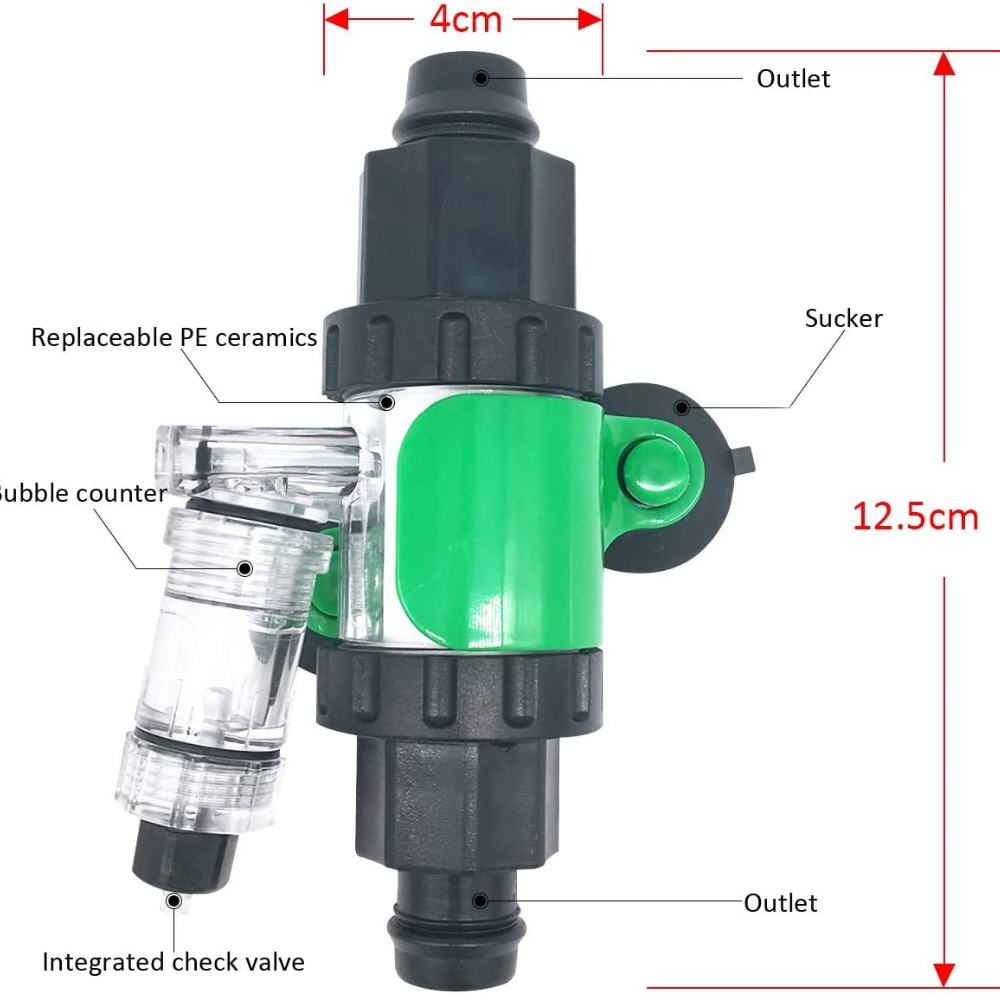 Karbon dioksit çözücü CO2 difü - Planted Aquarium Accessories incelemesi ve fiyatı